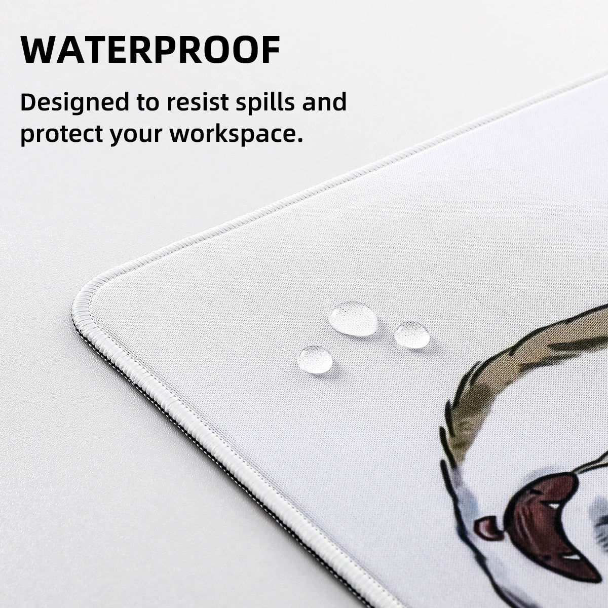 YUNZII Keynovo Desk Mat 900x400x3mm (Drunk Cat)