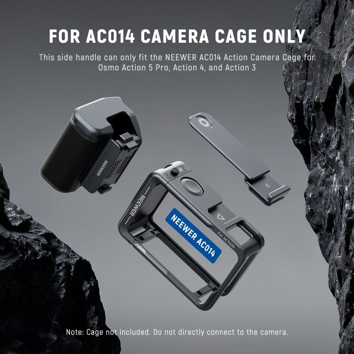 NEEWER AC034 Side Handle for AC014 Cage - Gray