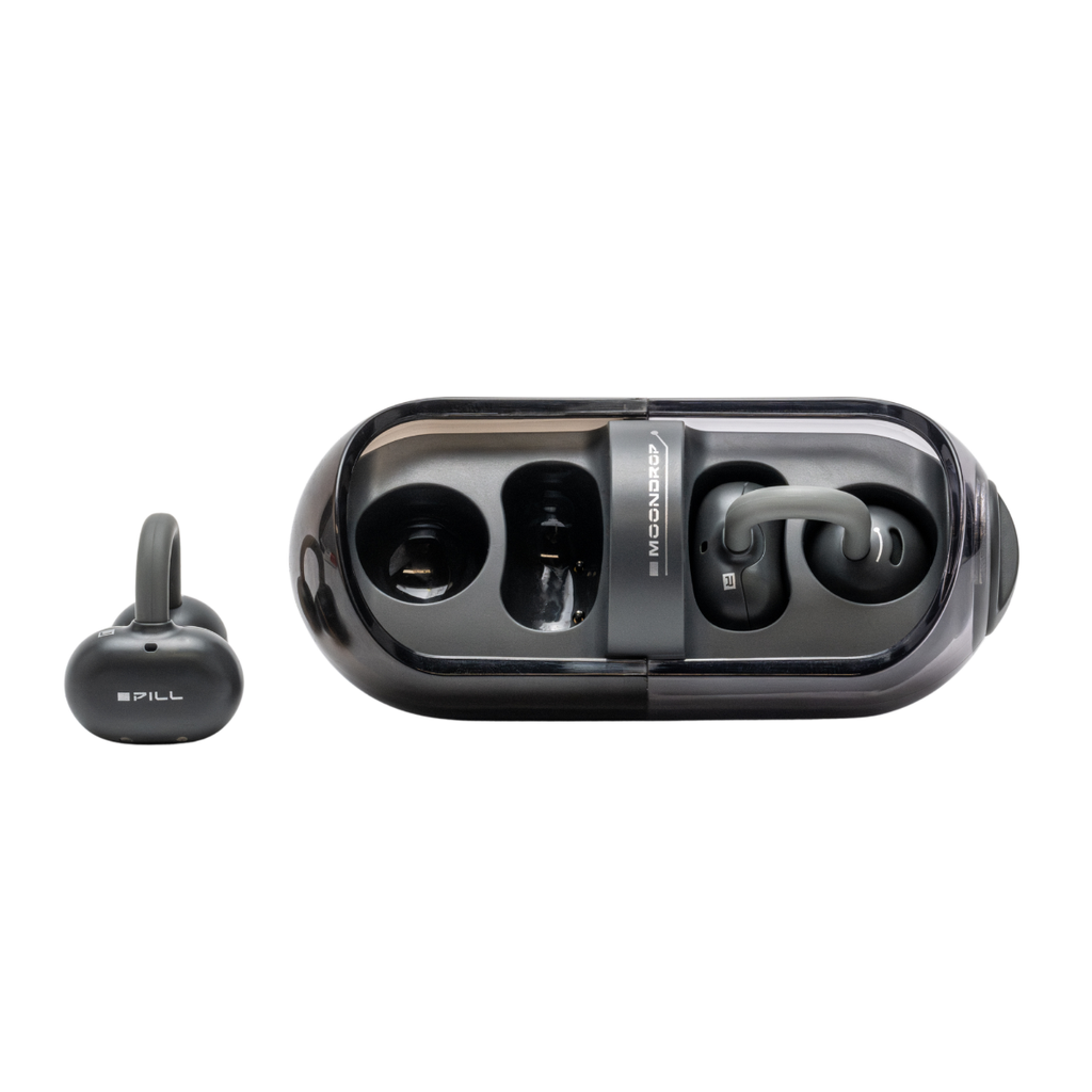 MOONDROP Pill OWS Open-Ear ENC Wireless Earbuds (Black)