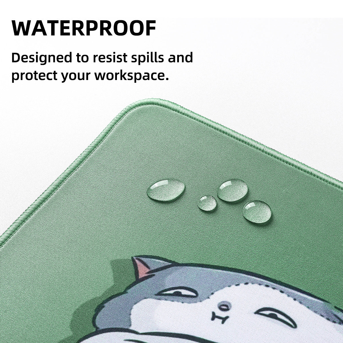 YUNZII Keynovo Desk Mat 900x400x3mm (Sleeping Cat)