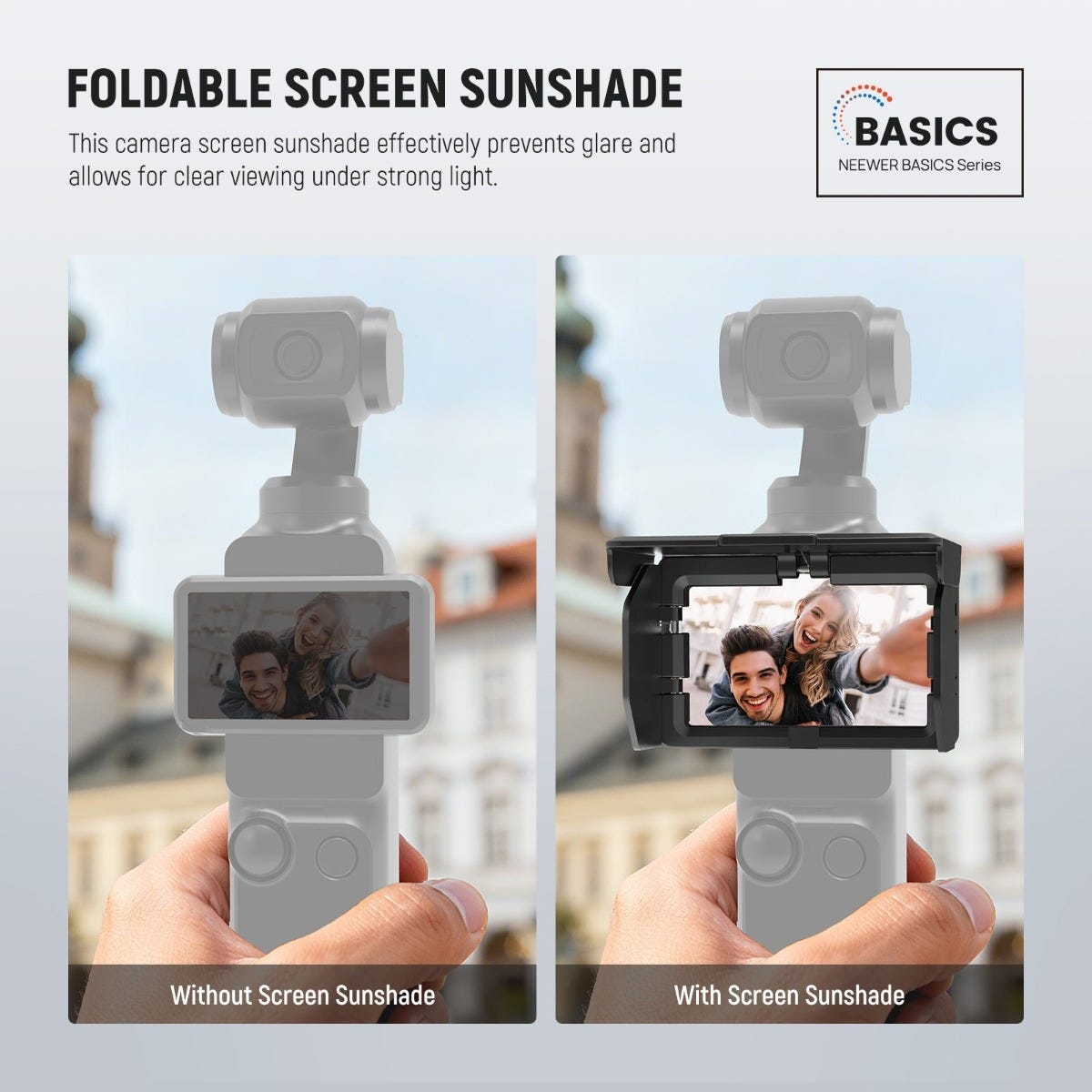 NEEWER AC154 Screen Sunshade for DJI Osmo Pocket 3