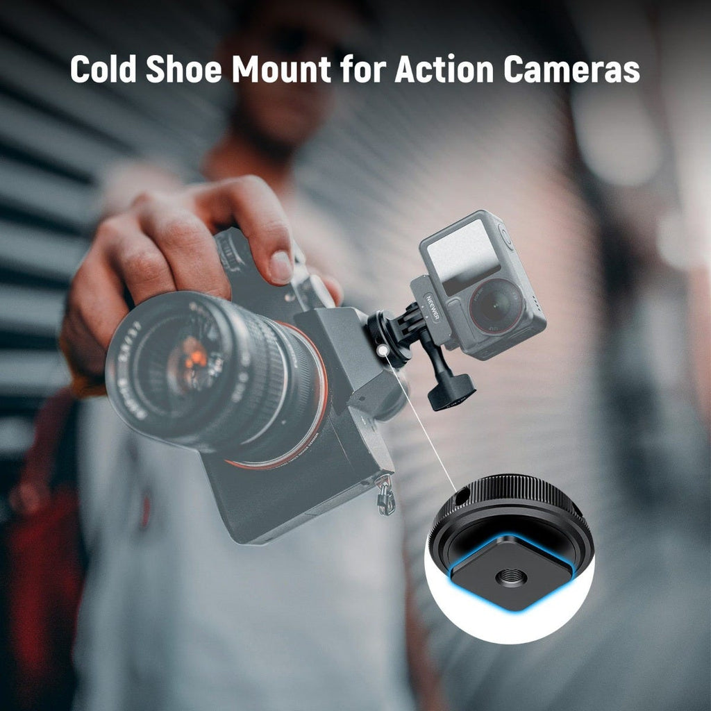 NEEWER GP-63 Action Camera Cold Shoe Mount Adapter