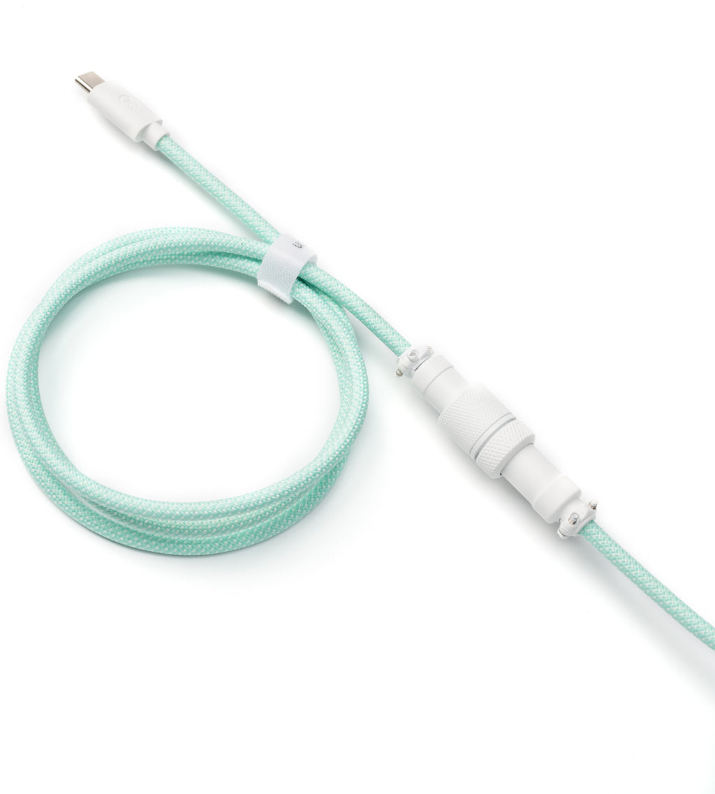Keychron Coiled Aviator Cable (Mint / Straight)
