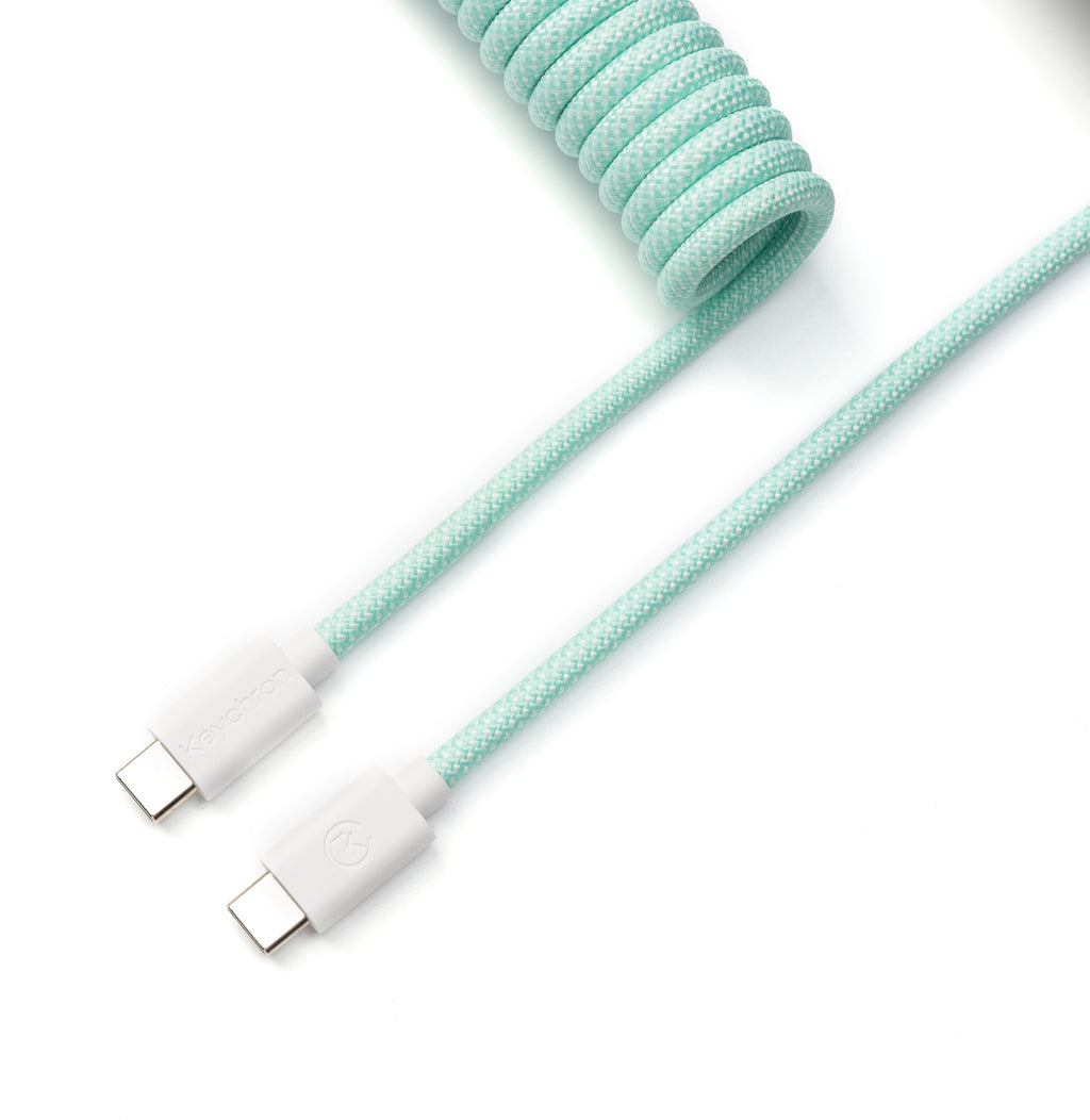 Keychron Coiled Aviator Cable (Mint / Straight)