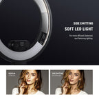 NEEWER RL45B Edge Lit Soft Ring Light with Phone Holder and Light Stand