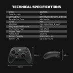 Fantech SHOOTER III WGP13S HE Wireless Multi Platform Gaming Controller (Black)