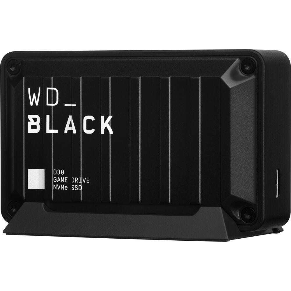 WD 2TB WD_BLACK D30 Game Drive USB 3.2 Gen 2 External SSD