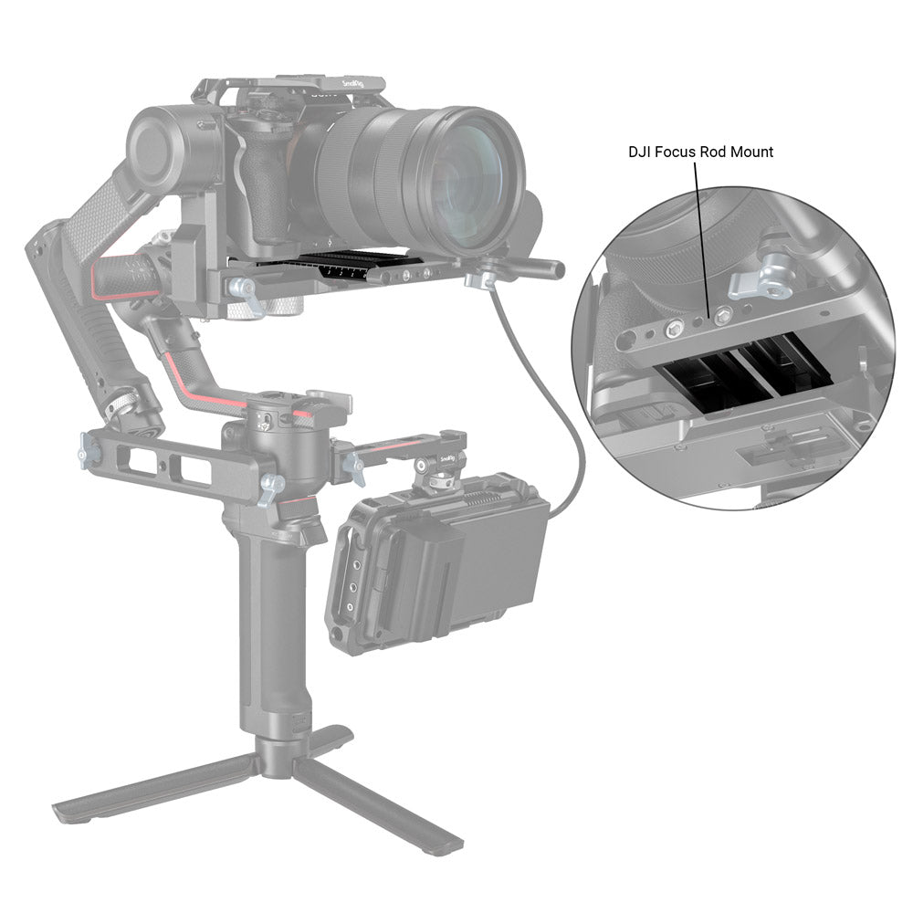 SmallRig Quick Release Plate for DJI RS 2 / RSC 2 / Ronin-S Gimbal 3158B