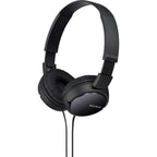 Sony MDR-ZX110 Wired On-Ear Headphones (Black)