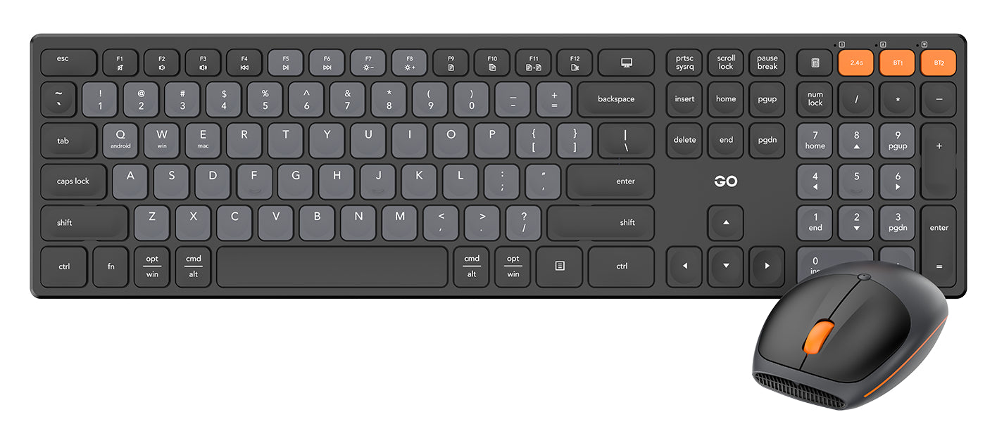Fantech GO WK895 Office Wireless Keyboard and Mouse Combo (Black)