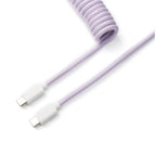 Keychron Coiled Aviator Cable (Light Purple/ Straight)