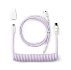 Keychron Coiled Aviator Cable (Light Purple/ Straight)