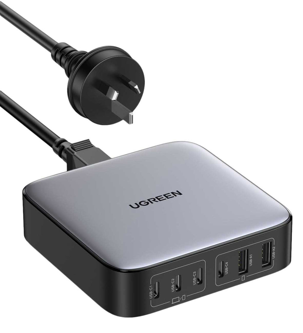 Ugreen Nexode 200W USB-C GaN 6 Ports Desktop Charger