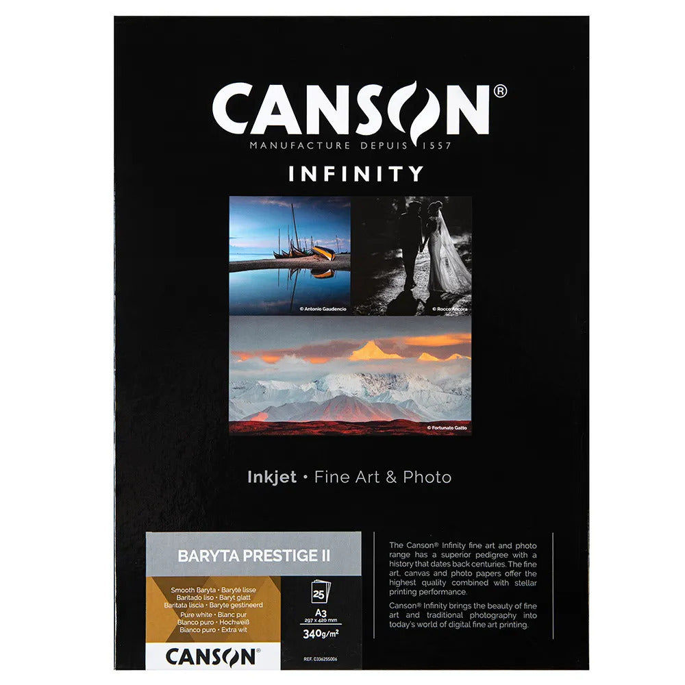 Canson Infinity Baryta Prestige II 340GSM (A3)