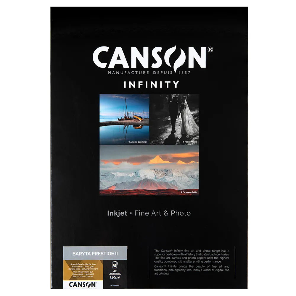 Canson Infinity Baryta Prestige II 340GSM (A2)