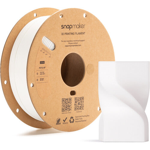 Snapmaker 1kg PETG HF Filament with RFID - White