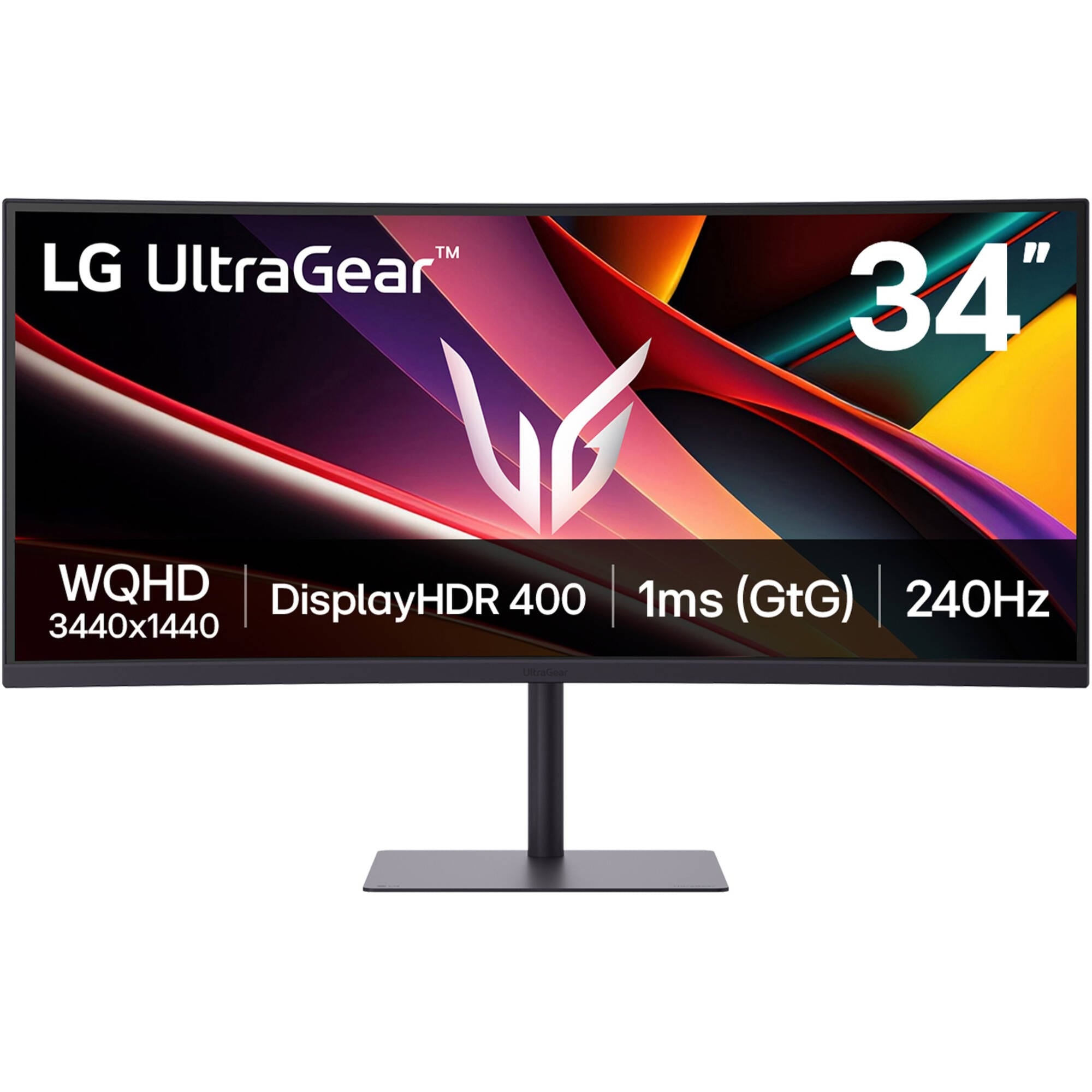 LG UltraGear 34G630A-B 34" UWQHD 240Hz 1ms DisplayHDR 400 Curved Gaming Monitor