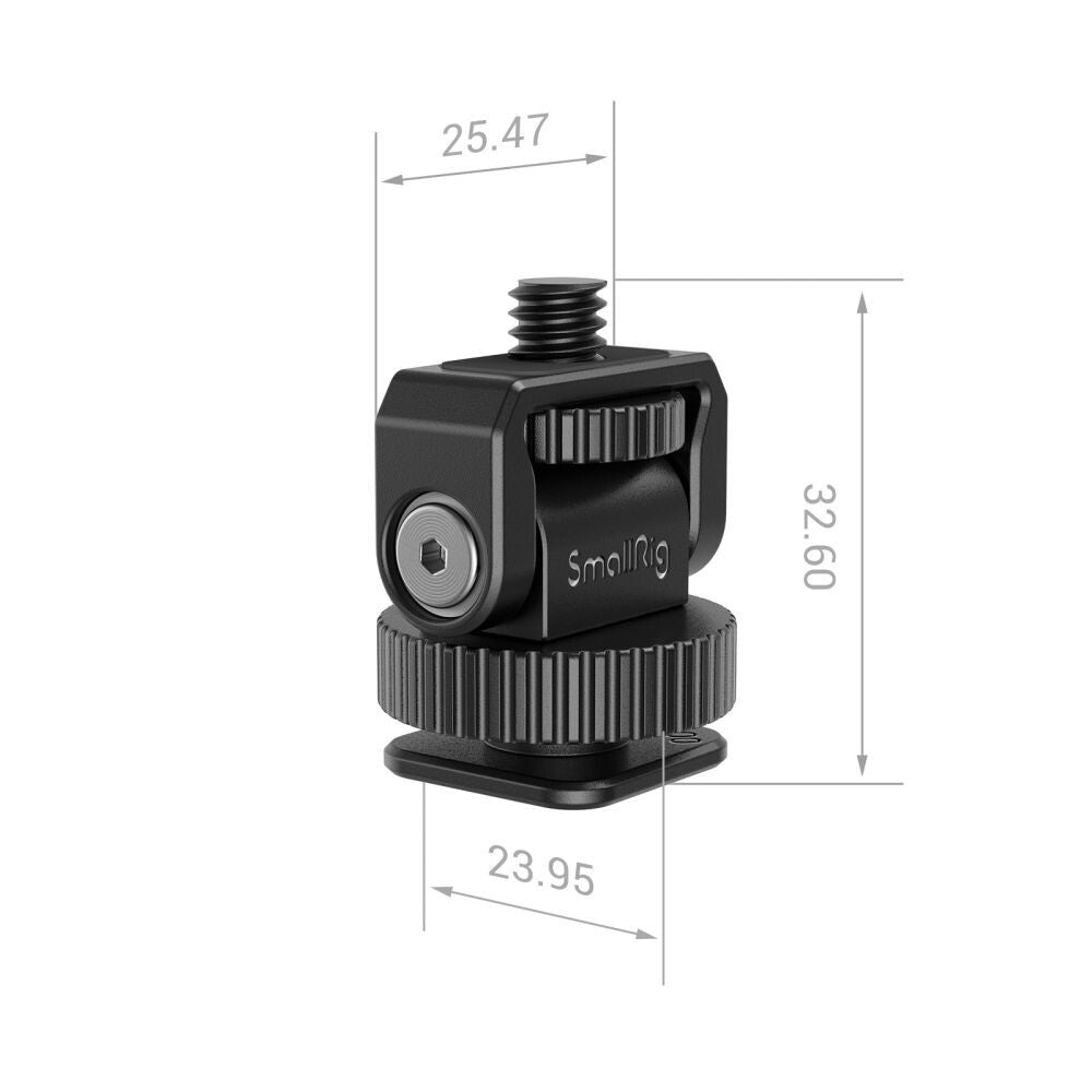 SmallRig mini Cold Shoe to 1/4"-20 Screw Adapter Support 3577