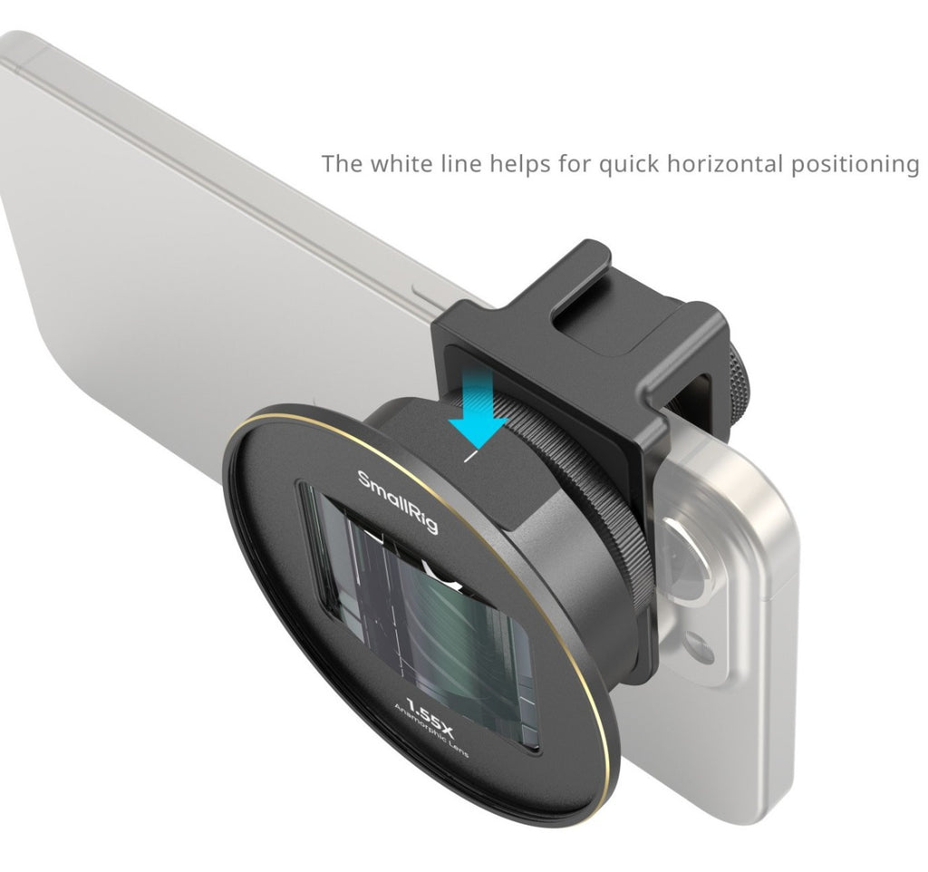SmallRig 1.55x Anamorphic Lens for Mobile Phone (T-mount) 3578B