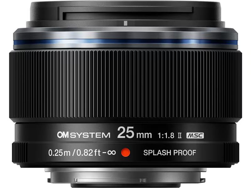OM System M.Zuiko ED 25mm f/1.8 II Lens - Black