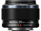 OM System M.Zuiko ED 25mm f/1.8 II Lens - Black