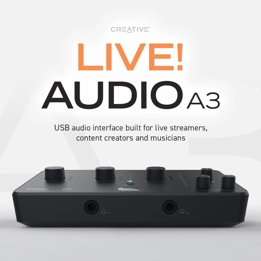 Creative Live! Audio A3 USB Audio Interface 