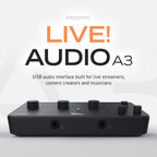 Creative Live! Audio A3 USB Audio Interface 