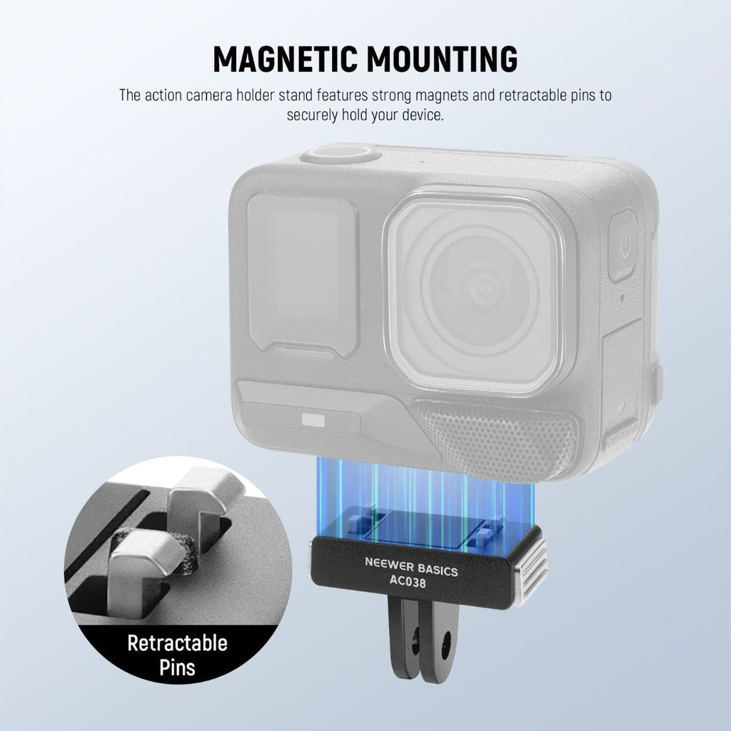 NEEWER AC038 Magnetic Quick Release Mount Adapter for Insta360 Ace