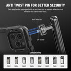 NEEWER PA-027 Rotatable Side Handle/Top Handle for Phone Cage - 2 Pack