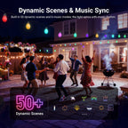 NEEWER 45m Smart RGB LED Outdoor String Lights