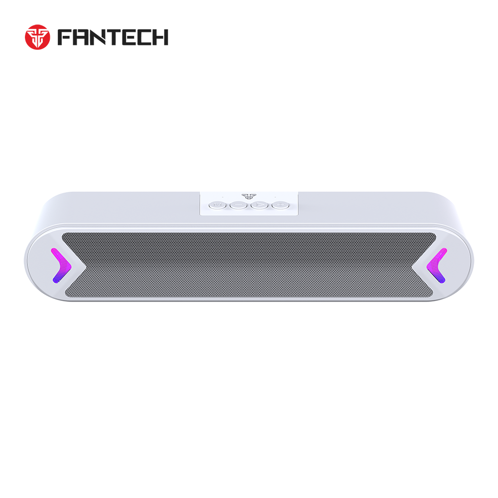 Fantech GROOVE BAR Portable RGB Wireless Gaming Speaker (White)
