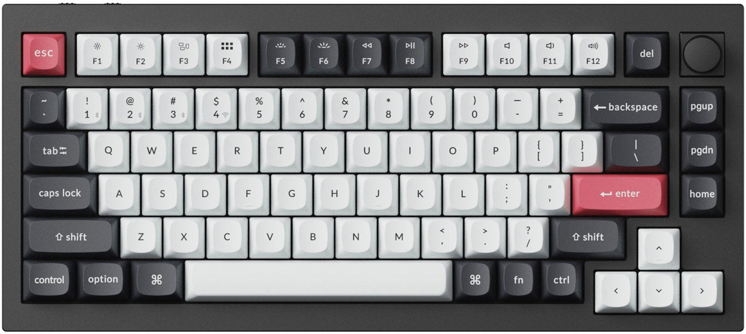Keychron Q1 HE Magnetic Keyboard (Black) (Gateron Double-Rail Nebula Switch)