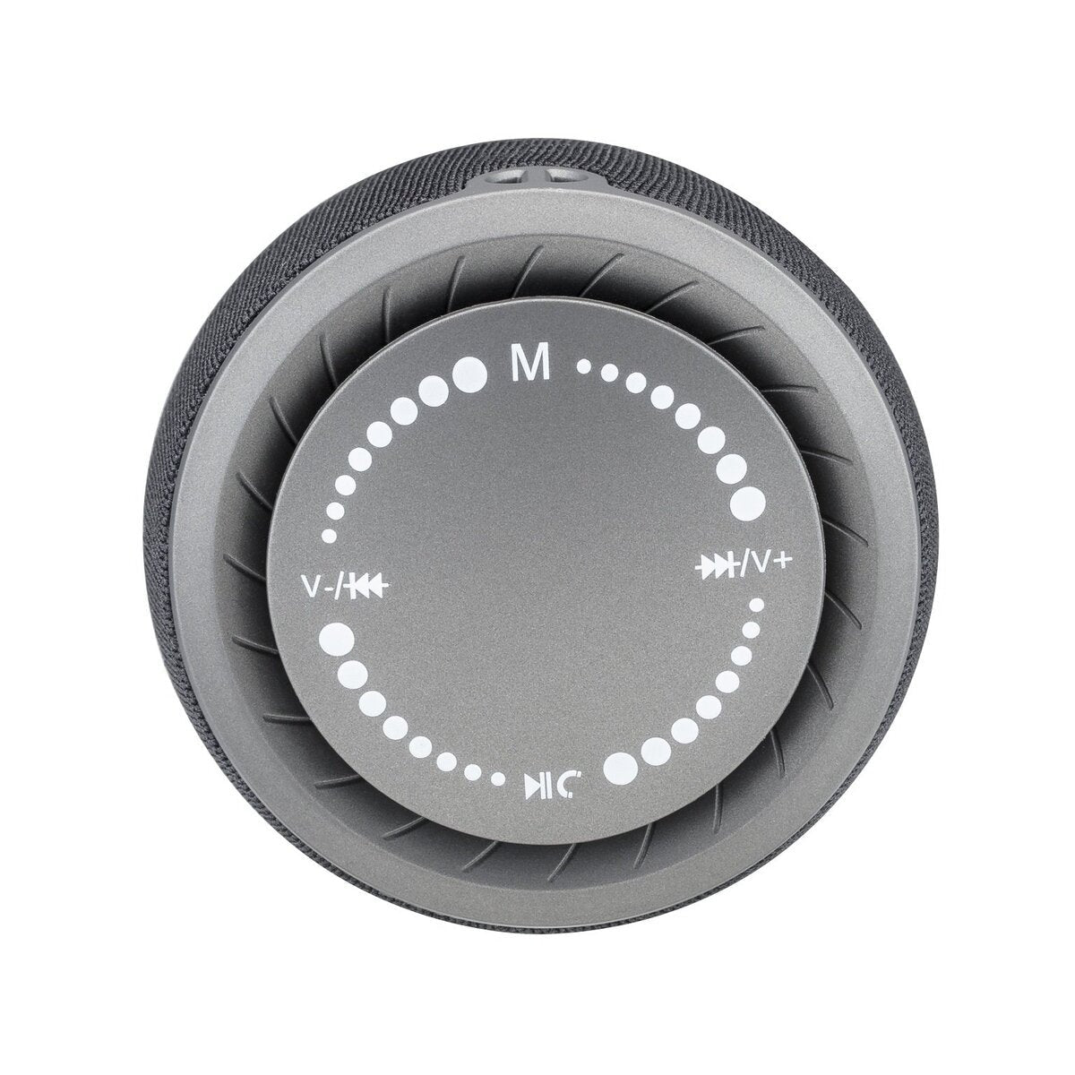 Damaged Box 3sixT Fury Speaker Wireless with LED and touch Controls (Grey)