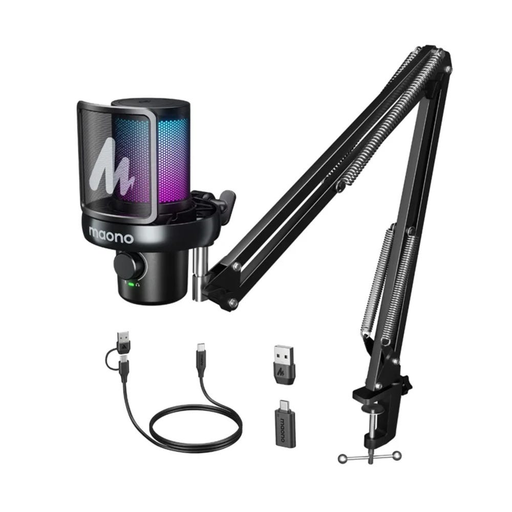MAONO DM40 Pro USB / Wireless Desktop Gaming Microphone (Black)