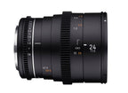 SAMYANG 24mm T/1.5 MK2 VDSLR Canon EF Full Frame