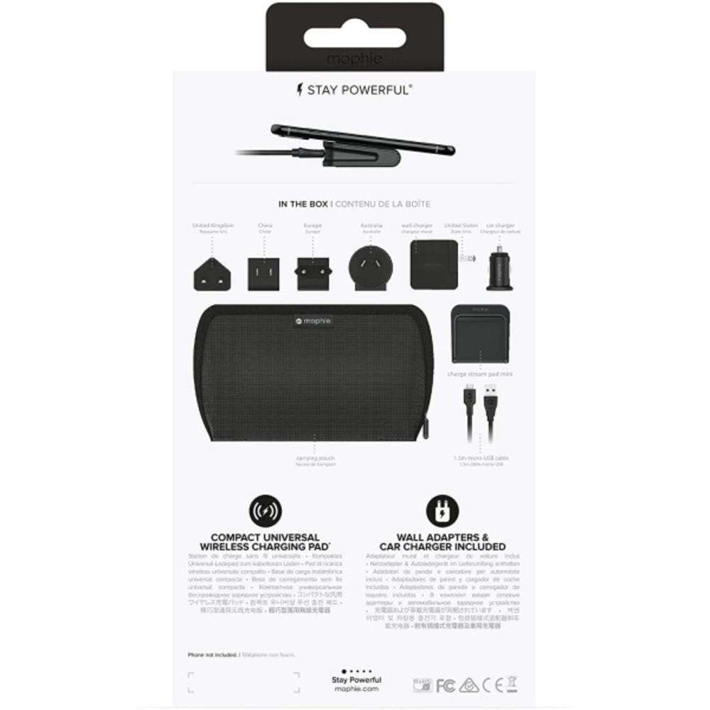 Mophie ChargeStream Pad with International Plug Adapter Kit