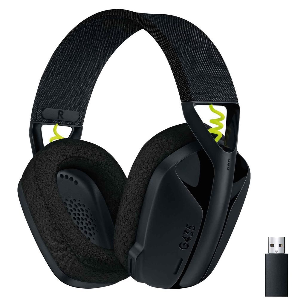 Open Box - Logitech G435 LIGHTSPEED Wireless Gaming Headset - Black