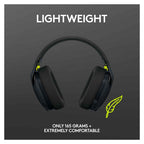 Open Box - Logitech G435 LIGHTSPEED Wireless Gaming Headset - Black
