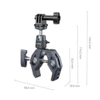SmallRig Super Clamp with 360 Degree Ball Head Mount for Action Cameras