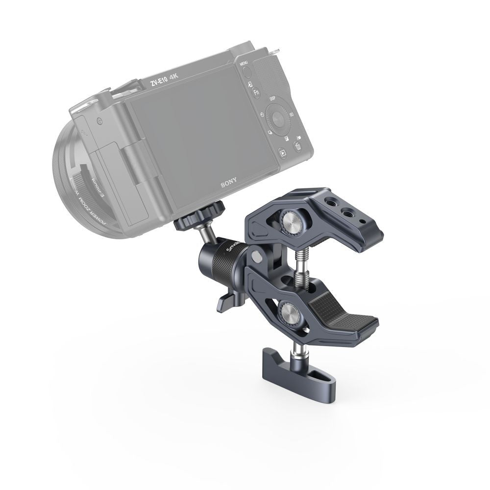 SmallRig Super Clamp with 360 Degree Ball Head Mount for Action Cameras