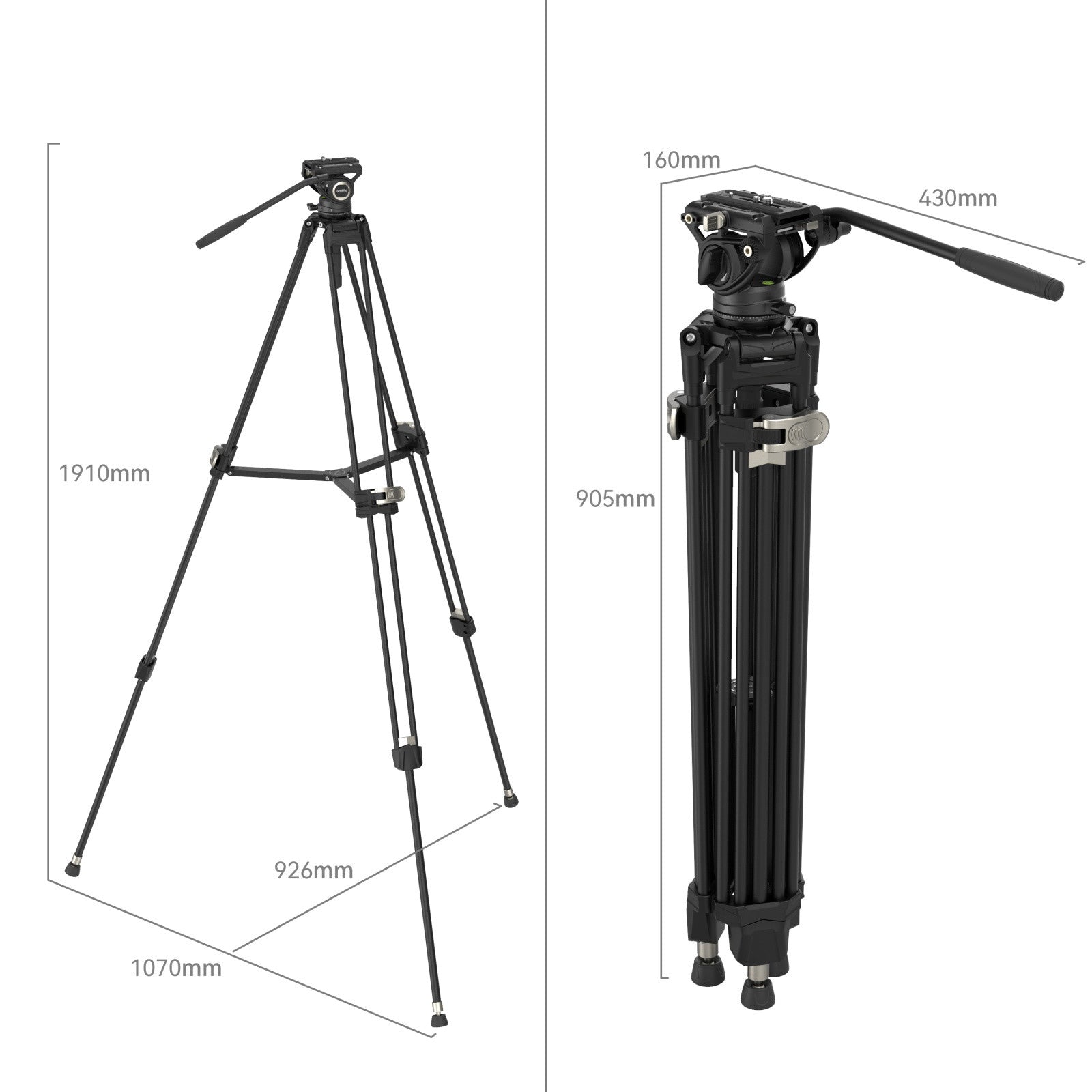SmallRig FreeBlazer Heavy-Duty Aluminium Tripod Kit