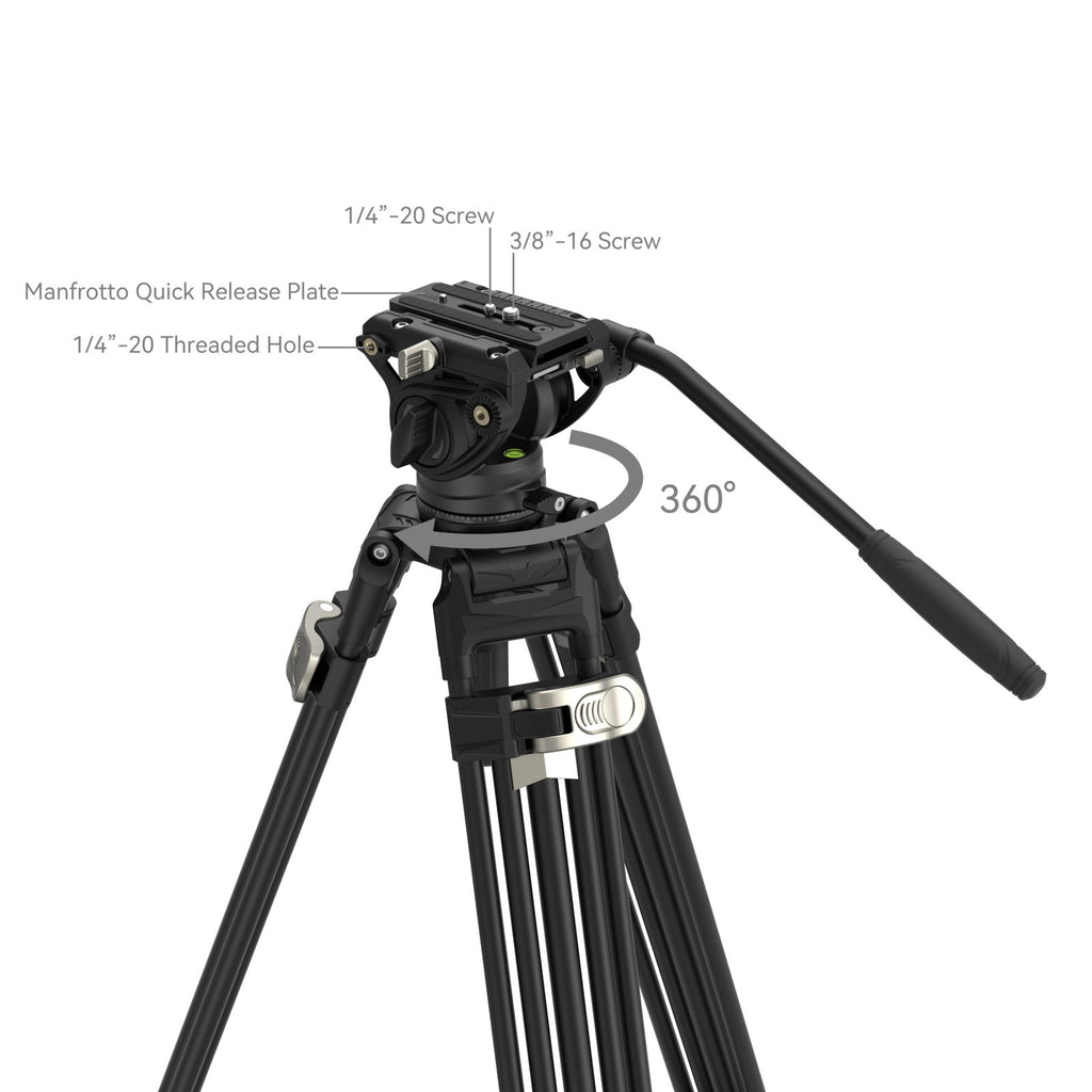 SmallRig FreeBlazer Heavy-Duty Aluminium Tripod Kit
