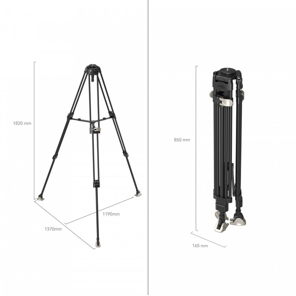 SmallRig Heavy-Duty Carbon Fiber Tripod 4167B