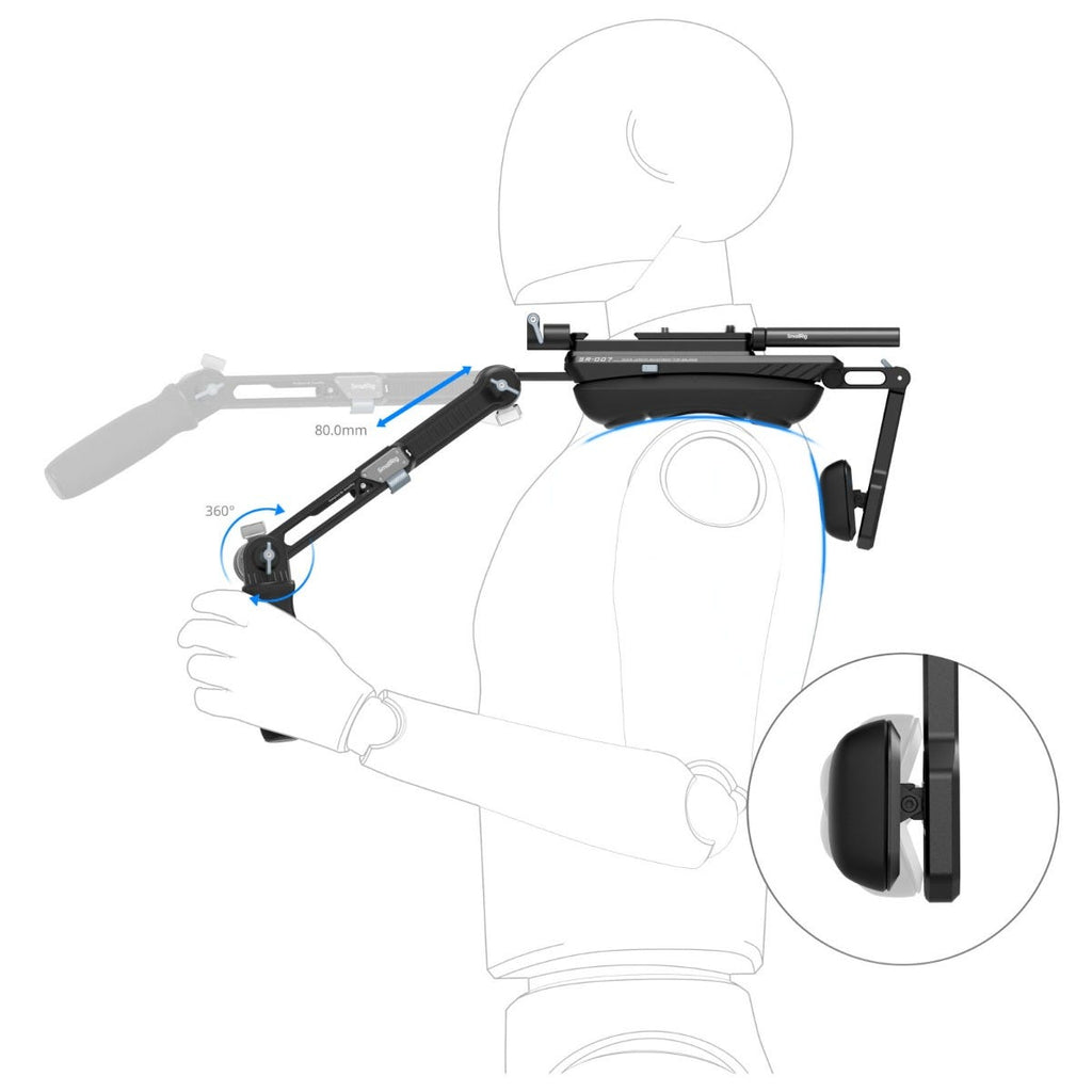 SmallRig HawkLock Shoulder Rig Kit SR007 Pro 4181B