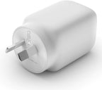 Belkin BoostCharge Pro 65W Dual USB-C GaN Wall Charger with PPS and PD (White)