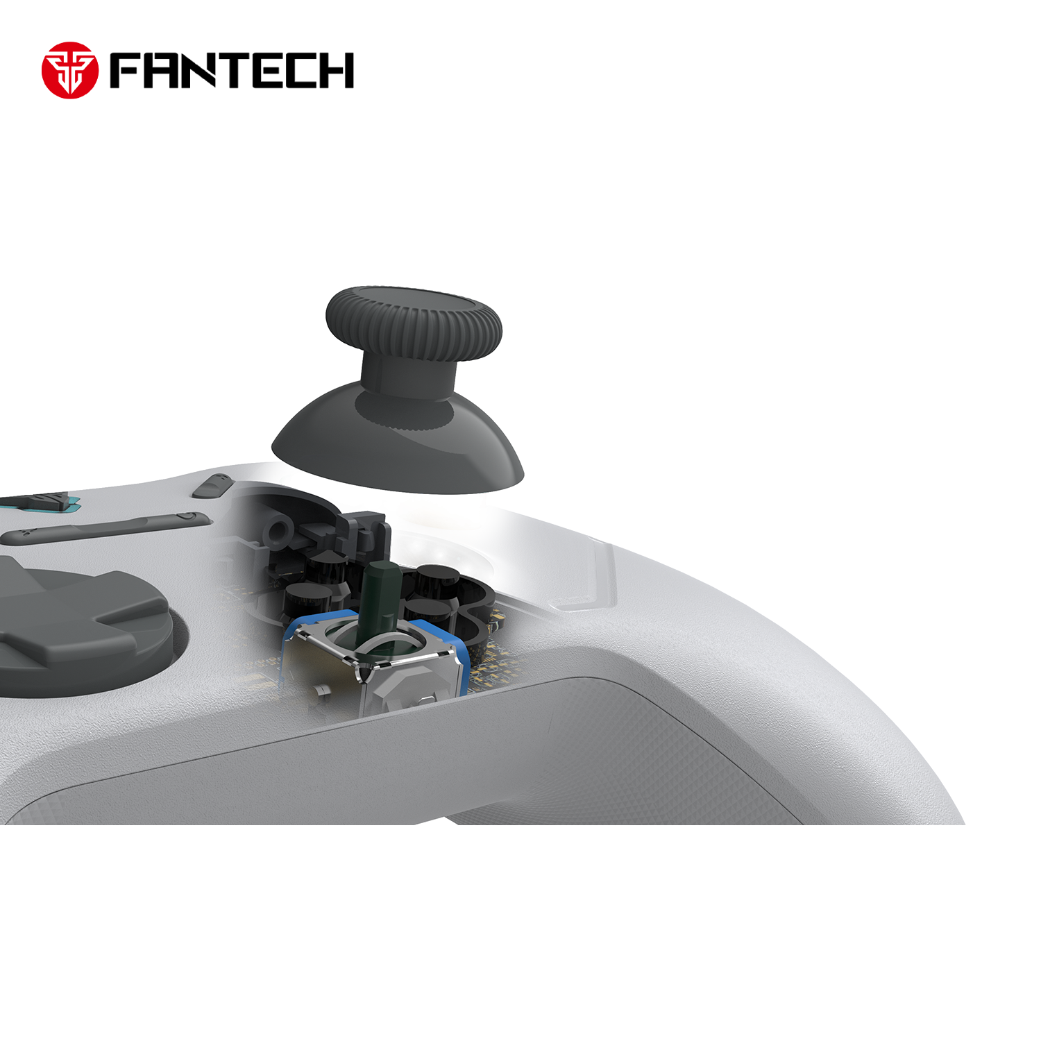 Fantech SUPER MAXFIT HE Wireless Gaming Controller (White)