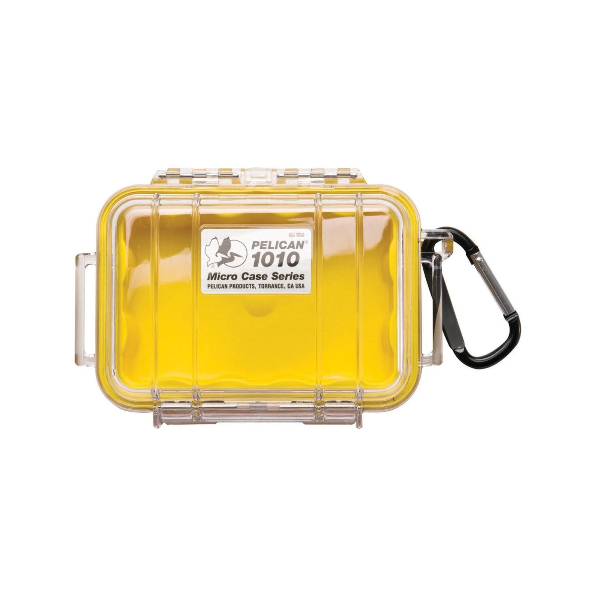 Pelican 1010 Micro Case - Clear Yellow with Yellow Liner