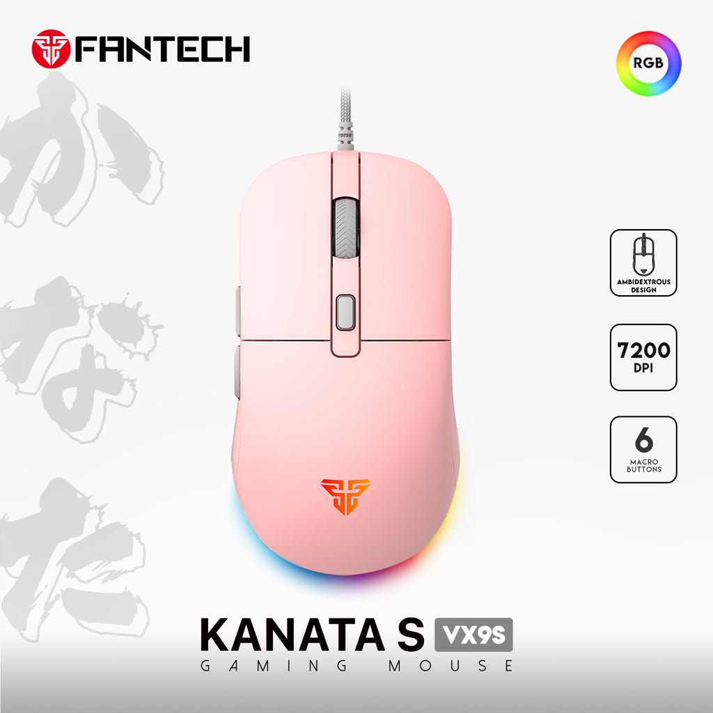 Fantech KANATA S VX9S Wired Gaming Mouse (Pink)