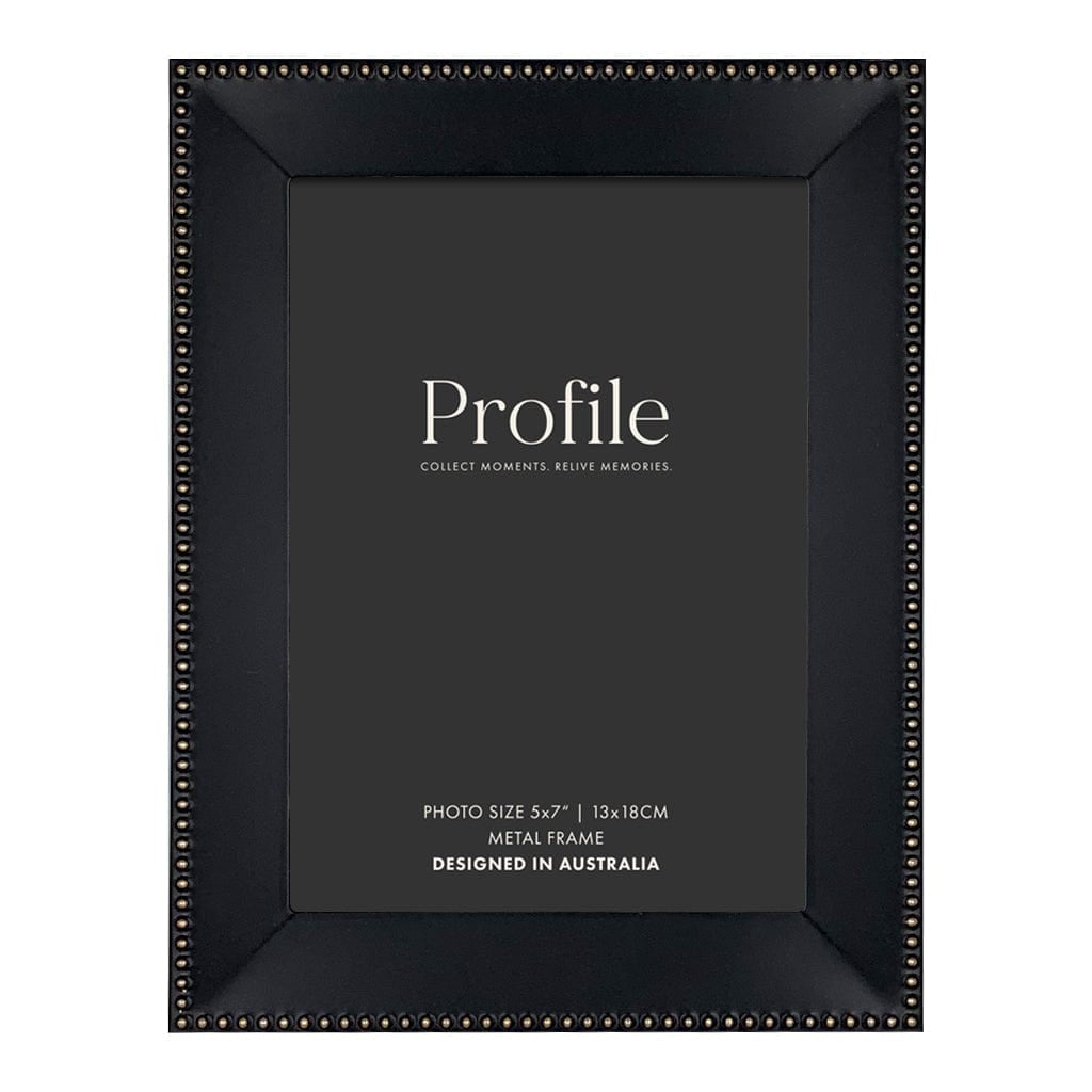 Noble Black Gold 5x7 Photo Frame