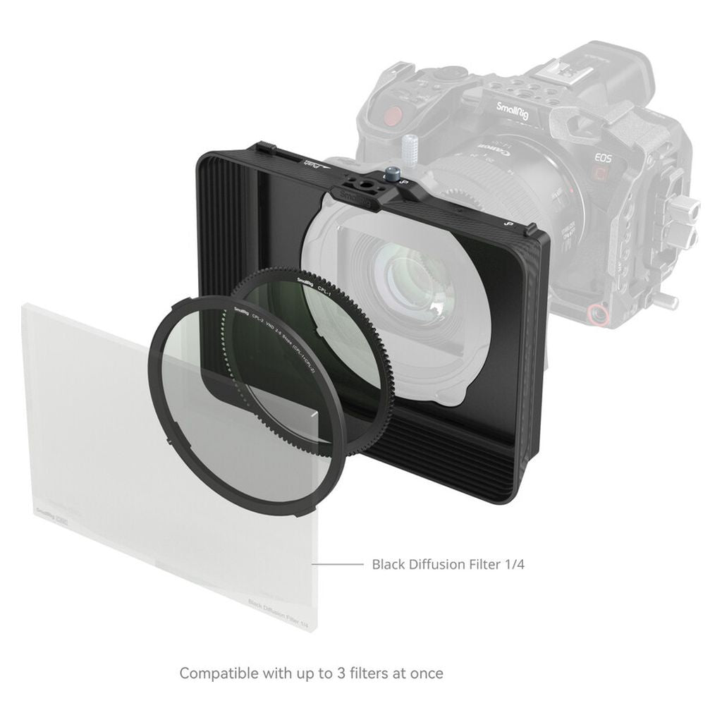 Open Box SmallRig Matte Box w/ Adjustable Clamp & VND Kit 4411